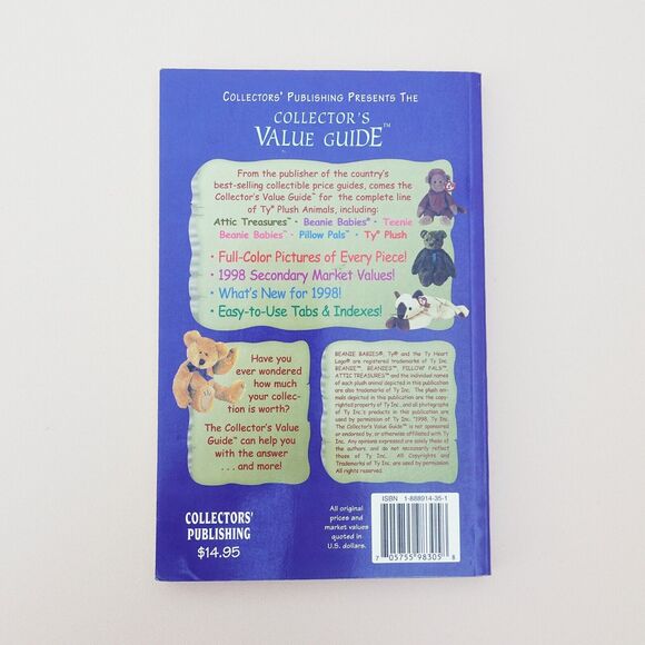 TY BEANIE BABIES – Ty Plush Animals 1998 Collector’s Value Guide - Picture 2 of 5